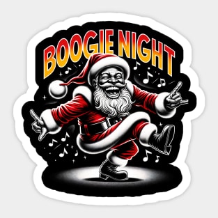 Dancing Santa Claus Boogie Sticker